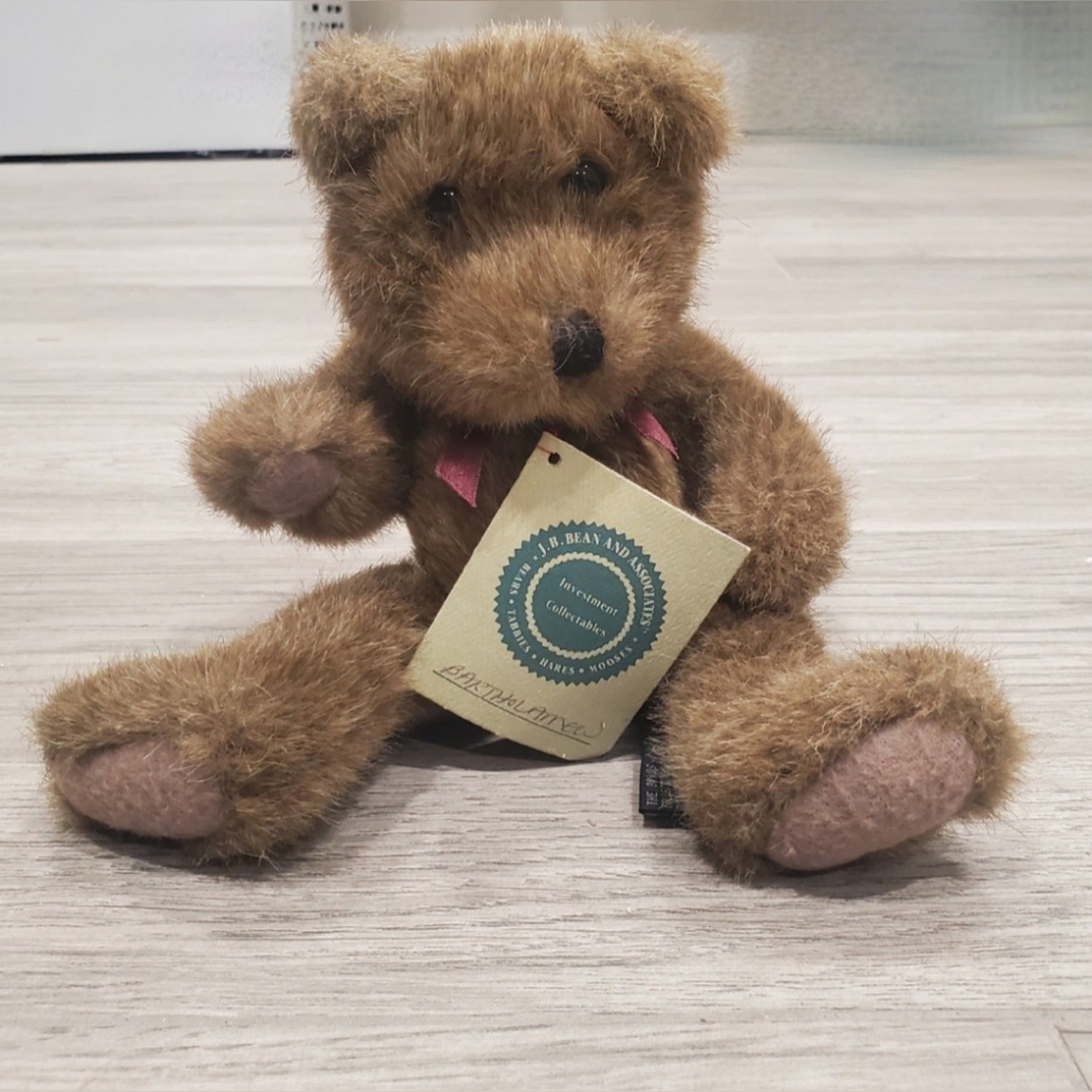 Boyds Bears Vintage Teddy Bear J. B. Bean & Associates Retired Soft Plush